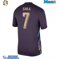 England Bukayo Saka #7 Replica Away Shirt Euro 2024 Short Sleeve